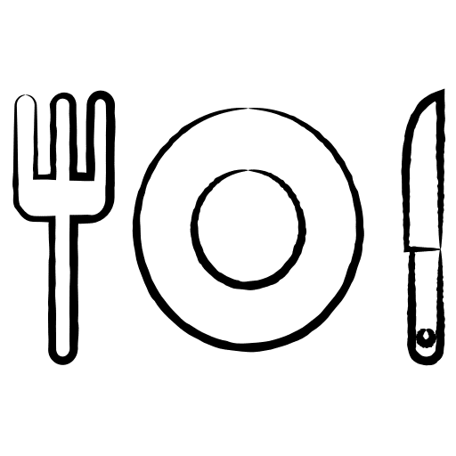 iconfinder 3017 food fork knife plate  4548031