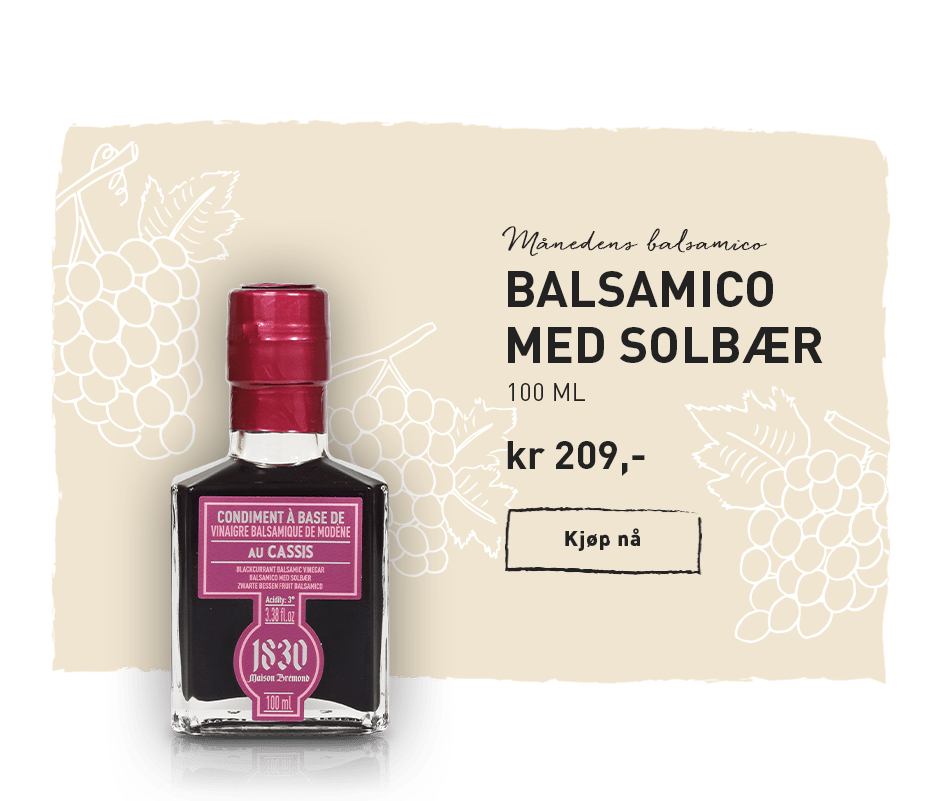 balsamico blodappelsin produktbanner nyhet
